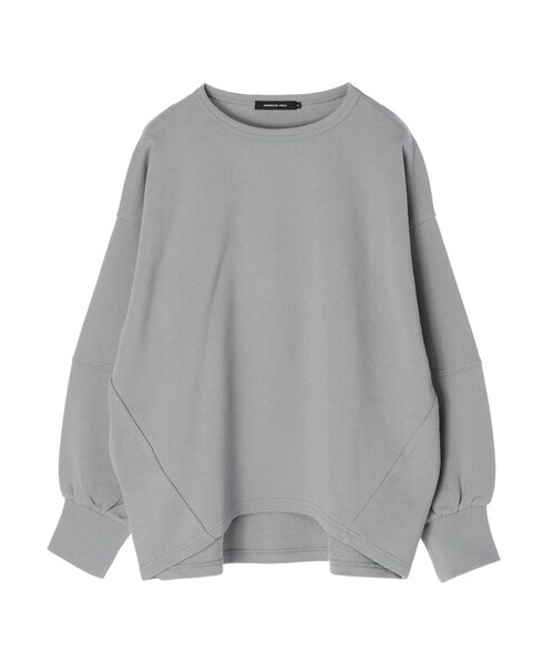 AMERICAN HOLIC（アメリカンホリック）の「袖ボリューム裏毛プルオーバー（トップス・ライトグレー/ブラック/モカ/サックスブルー・M/L）」の9枚目の写真