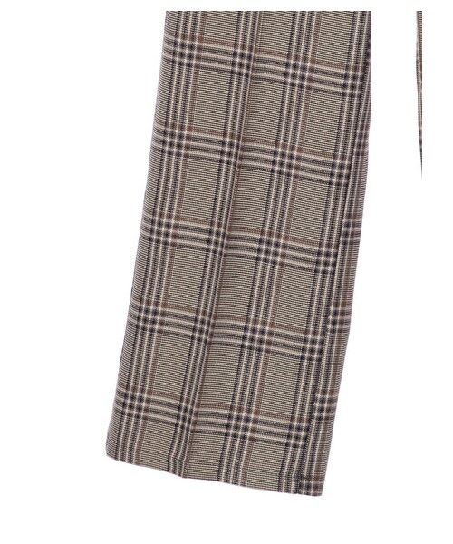 earth music&ecology(アースミュージックアンドエコロジー)の「チェックセミフレアパンツ(パンツ・チェックブルー/チェック・S/M)」の20枚目の写真