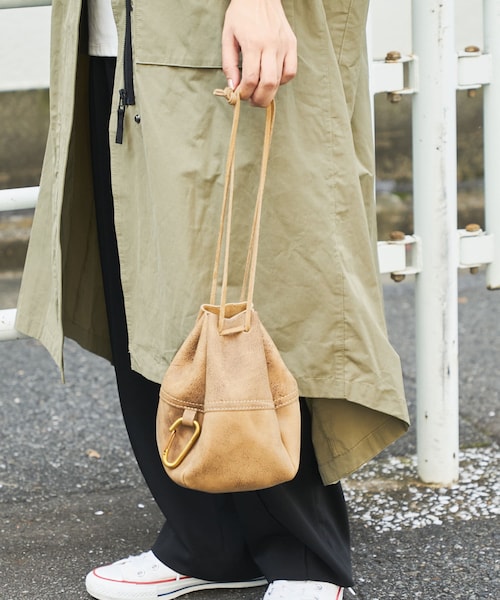【MASTER&Co.】巾着ポーチ KUDU KINCHAKU POUCH