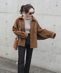 LAULEN | cotton twill over jacket(ミリタリージャケット)
