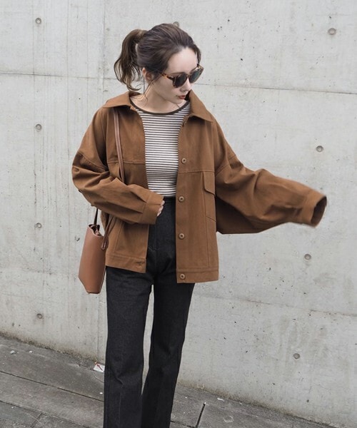 cotton twill over jacket