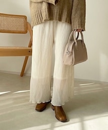 シャーリングパンツ