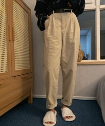 DHOLIC STYLE | [lilyti] ベルト付コーデュロイパンツ(その他パンツ)