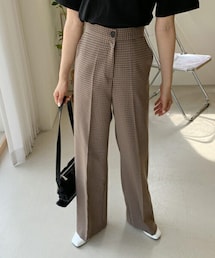 DHOLIC | チェックパターンスラックス・全2色(スラックス)