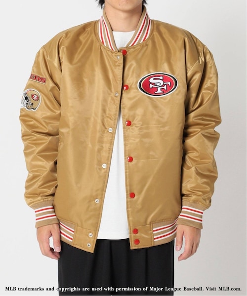 JOURNAL STANDARD relume(ジャーナルスタンダード レリューム)の「別注 スタジアムジャケット NFL(ジャケット/アウター・ゴールド/(090)/M/L/残り3点/取り寄せ)」の18枚目の写真