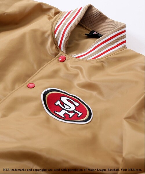 JOURNAL STANDARD relume(ジャーナルスタンダード レリューム)の「別注 スタジアムジャケット NFL(ジャケット/アウター・ゴールド/(090)/M/L/残り3点/取り寄せ)」の12枚目の写真