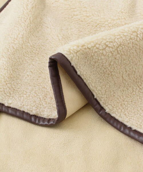 KBF（ケイビーエフ）の「滾邊絨毛夾克（ジャケット/アウター・レディース・象牙白/黑色・one）」の16枚目の写真