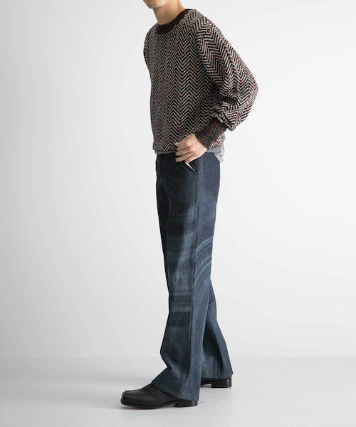 MASU(エムエーエスユー)の「MASU CANDY SWEATER(その他・メンズ・CANDY BLK/CANDY WH・46/48)」の4枚目の写真