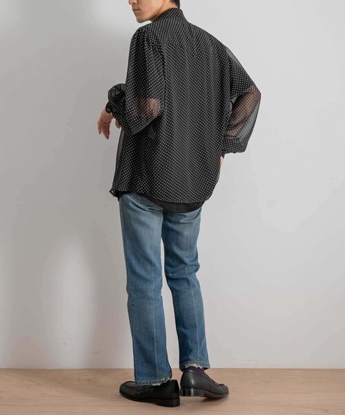 MASU(エムエーエスユー)の「MASU SEE THROUGH WESTERN SHIRTS(その他・メンズ・DOT BLACK・46/48)」の4枚目の写真