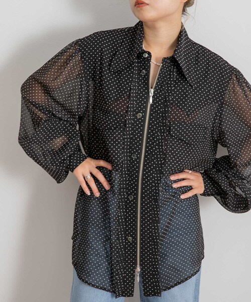 MASU(エムエーエスユー)の「MASU SEE THROUGH WESTERN SHIRTS(その他・メンズ・DOT BLACK・46/48)」の11枚目の写真