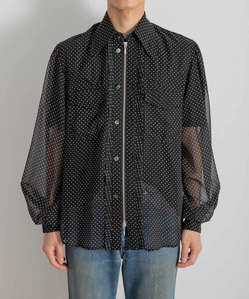 MASU(エムエーエスユー)の「MASU SEE THROUGH WESTERN SHIRTS(その他・メンズ・DOT BLACK・46/48)」の5枚目の写真