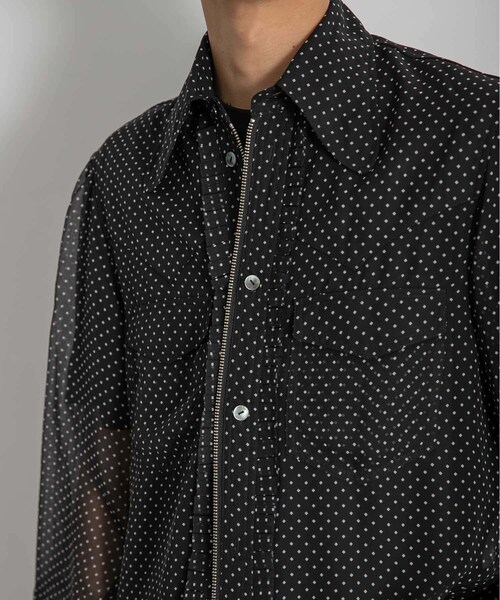 MASU(エムエーエスユー)の「MASU SEE THROUGH WESTERN SHIRTS(その他・メンズ・DOT BLACK・46/48)」の6枚目の写真