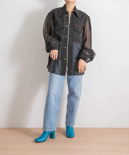 MASU(エムエーエスユー)の「MASU SEE THROUGH WESTERN SHIRTS(その他・メンズ・DOT BLACK・46/48)」の8枚目の写真