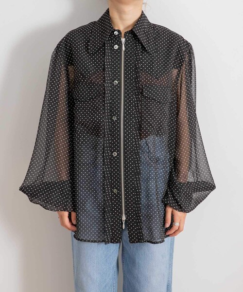 MASU(エムエーエスユー)の「MASU SEE THROUGH WESTERN SHIRTS(その他・メンズ・DOT BLACK・46/48)」の10枚目の写真