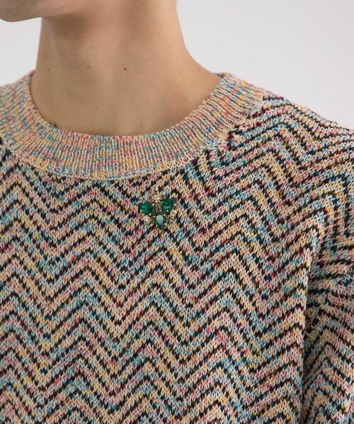 MASU(エムエーエスユー)の「MASU BIJOUX BROOCH(その他・メンズ・EMERALD/BLUE・one)」の3枚目の写真