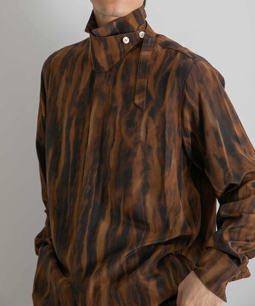 MASU(エムエーエスユー)の「MASU FUR PRINT SILK SHIRTS(その他・メンズ・BROWN/WHITE・44/46)」の14枚目の写真
