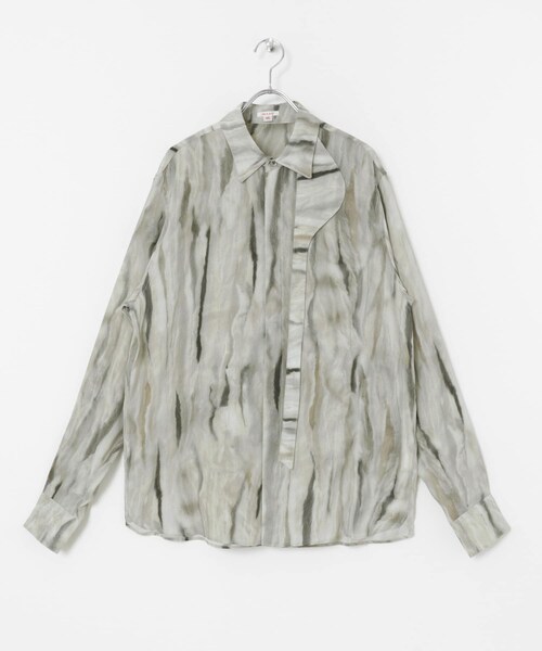 MASU(エムエーエスユー)の「MASU FUR PRINT SILK SHIRTS(その他・メンズ・BROWN/WHITE・44/46)」の2枚目の写真