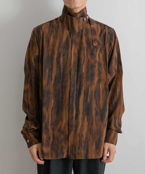 MASU(エムエーエスユー)の「MASU FUR PRINT SILK SHIRTS(その他・メンズ・BROWN/WHITE・44/46)」の12枚目の写真