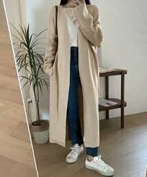 DHOLIC STYLE | [heyboo] ストラップ付ロングカーディガン(カーディガン/ボレロ)