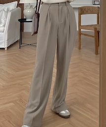 DHOLIC STYLE | [ririnco] 3TYPEウエストタックワイドスラックス(スラックス)