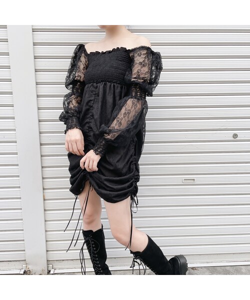 福袋 セール lilLilly（リルリリー）の「2wayレースミニドレス（）」 - WEAR ワンピース