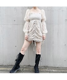lilLilly（リルリリー）の「2wayレースミニドレス（）」 - WEAR