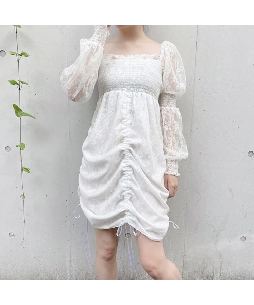 lilLilly（リルリリー）の「2wayレースミニドレス（）」 - WEAR