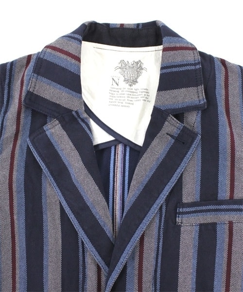 RNA-N（アールエヌエーエヌ）の「オリジナルストライプJQコート（ジャケット/アウター・レディース・グレー/ネイビー・M）」の3枚目の写真