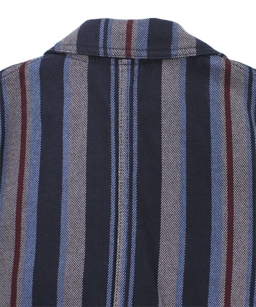 RNA-N（アールエヌエーエヌ）の「オリジナルストライプJQコート（ジャケット/アウター・レディース・グレー/ネイビー・M）」の7枚目の写真