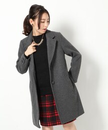 LOWRYS FARM | メルトンチェスターコート/mikoa(ジャケット/アウター)