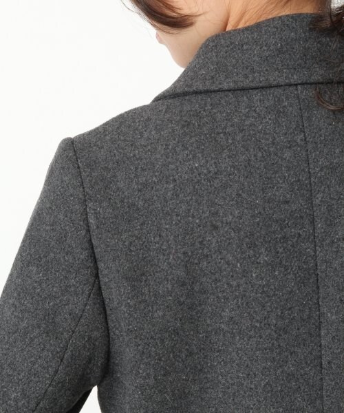 LOWRYS FARM（ローリーズファーム）の「メルトンチェスターコート/mikoa（ジャケット/アウター・ブラック/チャコールグレー/キャメル・Ｍ/Ｌ）」の15枚目の写真