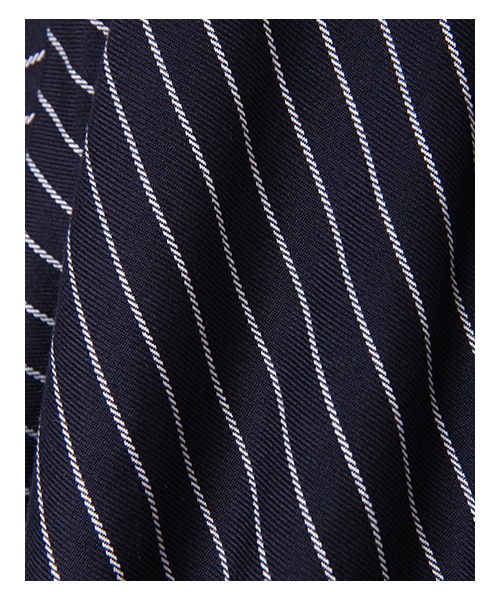 INGNI(イング)の「ストライプペプラムキュロット/パンツ(スカート・レディース・クロ/ストライプ/コン/ストライプ/マルチストライプ・M)」の6枚目の写真