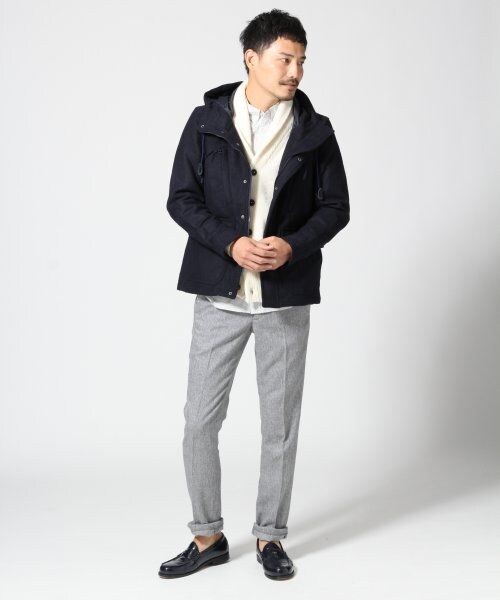 GLOBAL WORK(グローバルワーク)の「ライトメルトンマンパ(ジャケット/アウター・メンズ・グレー18/キャメル52/カモフラ柄78/ネイビー88・S/M/L/XL)」の7枚目の写真