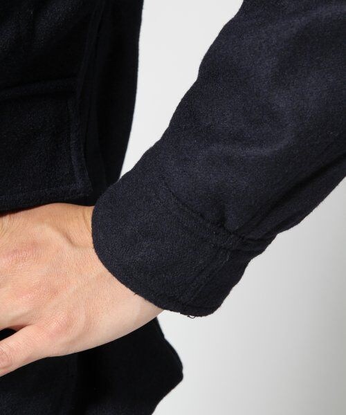 GLOBAL WORK(グローバルワーク)の「ライトメルトンマンパ(ジャケット/アウター・メンズ・グレー18/キャメル52/カモフラ柄78/ネイビー88・S/M/L/XL)」の15枚目の写真