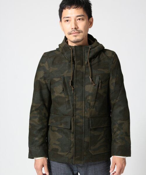 GLOBAL WORK(グローバルワーク)の「ライトメルトンマンパ(ジャケット/アウター・メンズ・グレー18/キャメル52/カモフラ柄78/ネイビー88・S/M/L/XL)」の3枚目の写真