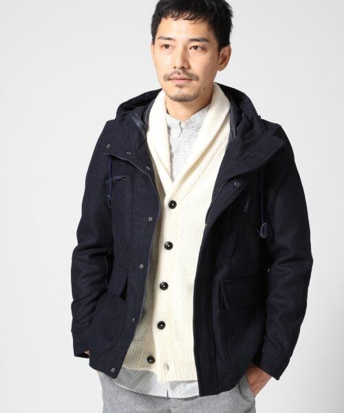 GLOBAL WORK(グローバルワーク)の「ライトメルトンマンパ(ジャケット/アウター・メンズ・グレー18/キャメル52/カモフラ柄78/ネイビー88・S/M/L/XL)」の4枚目の写真