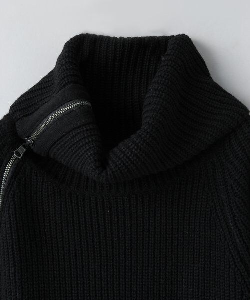 JEANASIS（ジーナシス）の「ZIPタートルロングワンピース（ワンピース/ドレス・レディース・ブラック/グレー/ベージュ・FREE）」の5枚目の写真