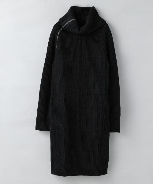 JEANASIS（ジーナシス）の「ZIPタートルロングワンピース（ワンピース/ドレス・レディース・ブラック/グレー/ベージュ・FREE）」の11枚目の写真