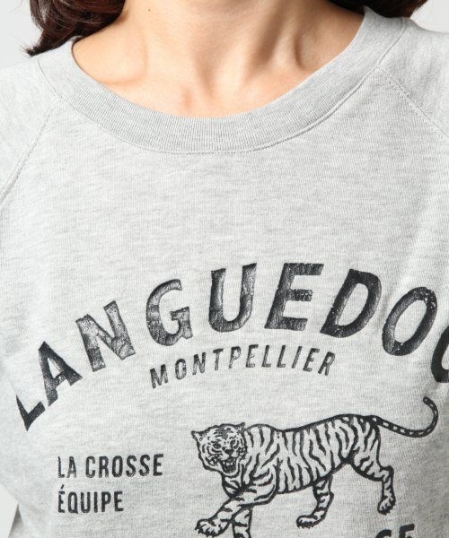 LEPSIM（レプシィム）の「モチーフ＊ロゴウラケプルオーバー（トップス・レディース・オフ/トップグレー/チャコールグレー/ネイビー・Ｍ/Ｌ）」の10枚目の写真