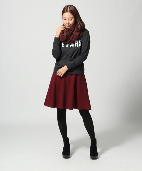 LEPSIM（レプシィム）の「モチーフ＊ロゴウラケプルオーバー（トップス・レディース・オフ/トップグレー/チャコールグレー/ネイビー・Ｍ/Ｌ）」の9枚目の写真