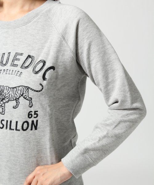 LEPSIM（レプシィム）の「モチーフ＊ロゴウラケプルオーバー（トップス・レディース・オフ/トップグレー/チャコールグレー/ネイビー・Ｍ/Ｌ）」の13枚目の写真