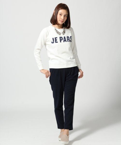 LEPSIM（レプシィム）の「モチーフ＊ロゴウラケプルオーバー（トップス・レディース・オフ/トップグレー/チャコールグレー/ネイビー・Ｍ/Ｌ）」の8枚目の写真