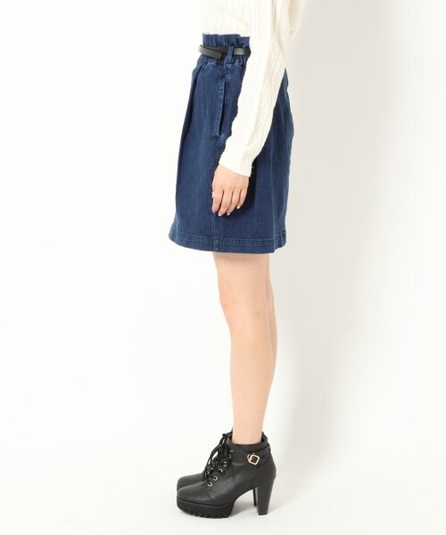 Heather(ヘザー)の「キモウタックコクーンスカート(スカート・レディース・レッド/マスタード/グリーン/デニム・S/M)」の5枚目の写真
