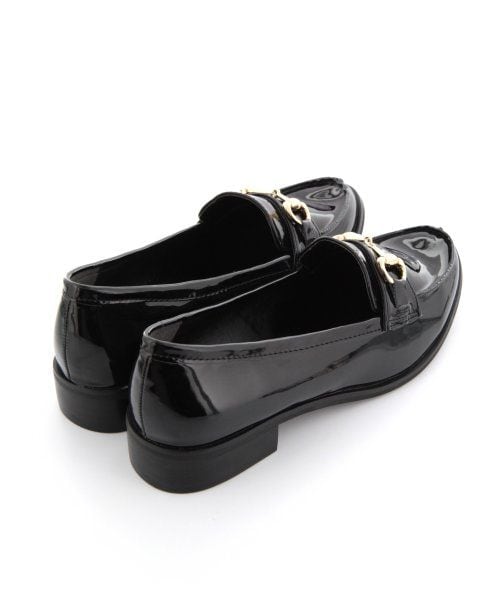 A part by(アパートバイ)の「ビットローファー(シューズ・レディース・ブラック/グレー・M/L)」の5枚目の写真