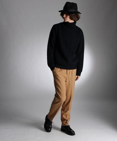 HARE（ハレ）の「ウールテーパードパンツ（パンツ・メンズ・ブラック/グレー/キャメル/ネイビー・Ｓ/Ｍ/Ｌ）」の13枚目の写真