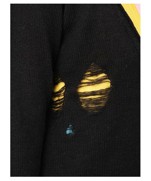 E hyphen world gallery Bon Bon(イーハイフンワールドギャラリーボンボン)の「Nightmare Cardigan(カーディガン・レディース・オフホワイト/ブラック/ラベンダー・F)」の8枚目の写真