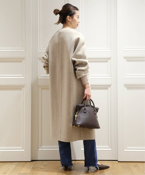 MUSE de Deuxieme classe(ミューズデドゥーズィエムクラス)の「* 5AC Small bag(ゴールドジップ)(バッグ・ブラウン/(020)/フリー/残り3点)」の3枚目の写真