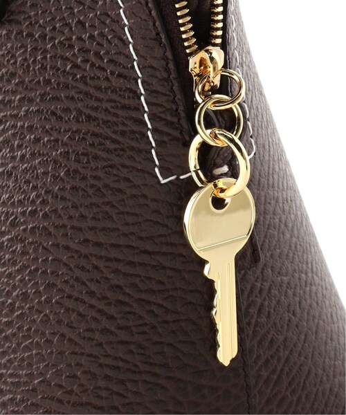 MUSE de Deuxieme classe(ミューズデドゥーズィエムクラス)の「* 5AC Small bag(ゴールドジップ)(バッグ・ブラウン/(020)/フリー/残り3点)」の15枚目の写真