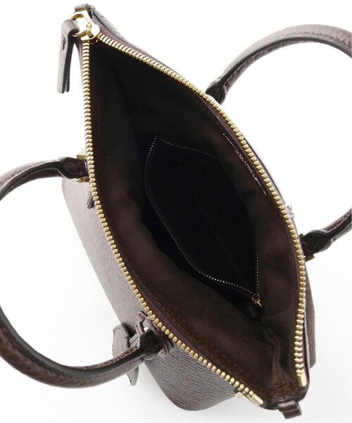 MUSE de Deuxieme classe(ミューズデドゥーズィエムクラス)の「* 5AC Small bag(ゴールドジップ)(バッグ・ブラウン/(020)/フリー/残り3点)」の11枚目の写真