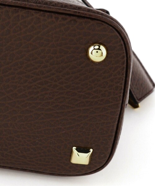 MUSE de Deuxieme classe(ミューズデドゥーズィエムクラス)の「* 5AC Small bag(ゴールドジップ)(バッグ・ブラウン/(020)/フリー/残り3点)」の21枚目の写真